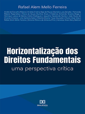 cover image of Horizontalização dos Direitos Fundamentais